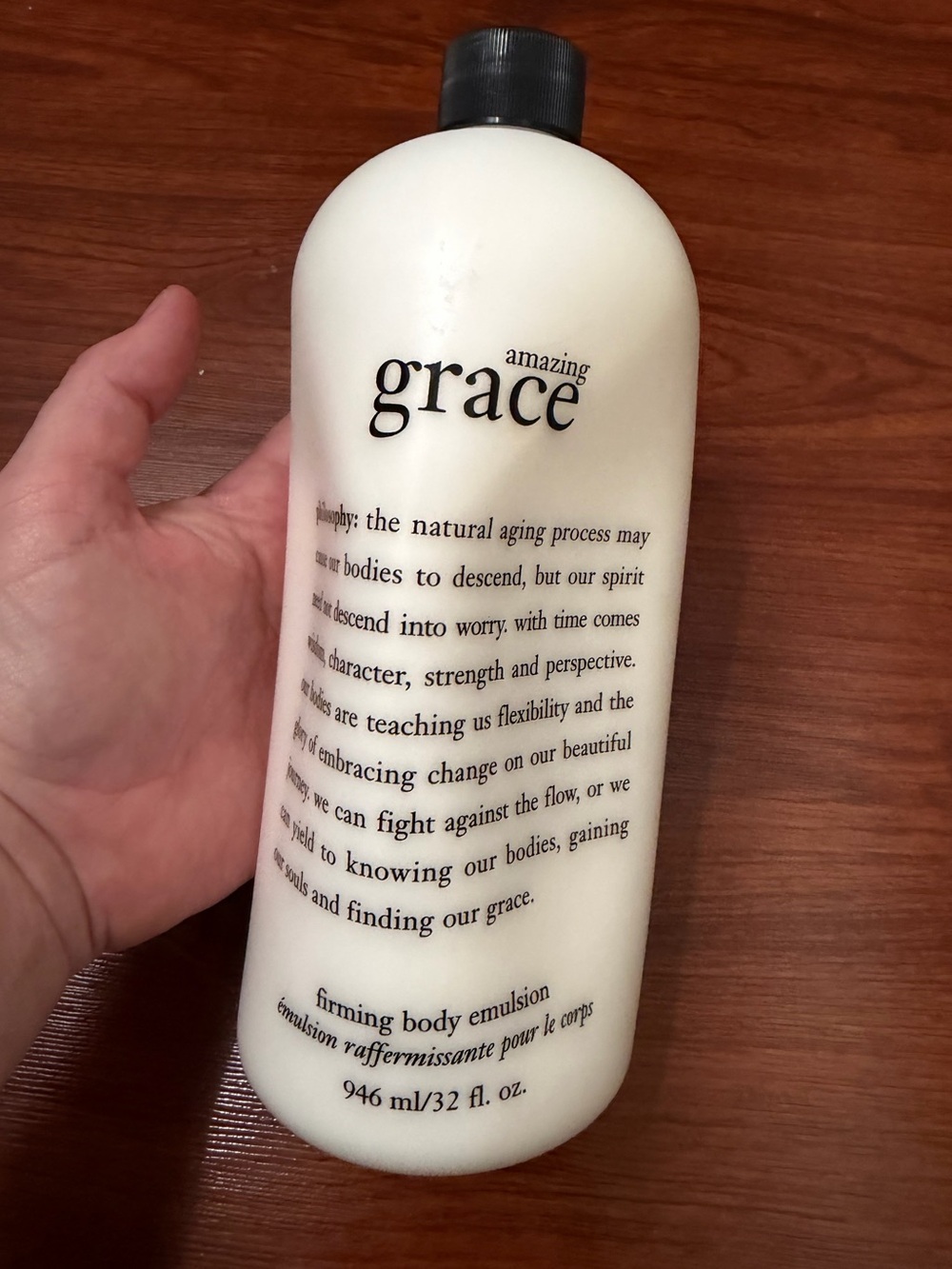 Philosophy Amazing Grace Firming Body Emulsion Lotion 32 oz Super Size NEW